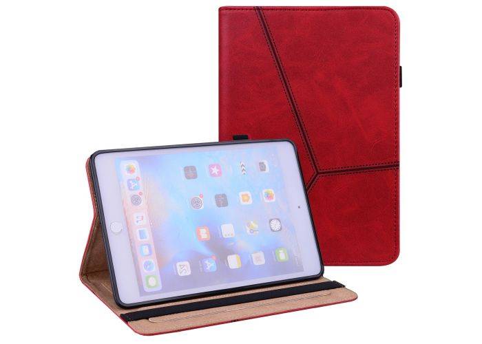 iPad mini (2024 / 2021) - Business læder cover - Med kortholdere - Rød