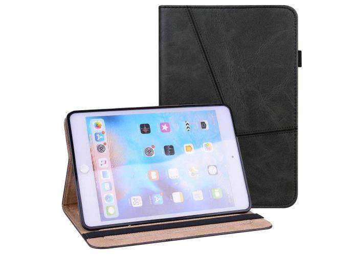 iPad mini (2024 / 2021) - Business læder cover - Med kortholdere - Sort