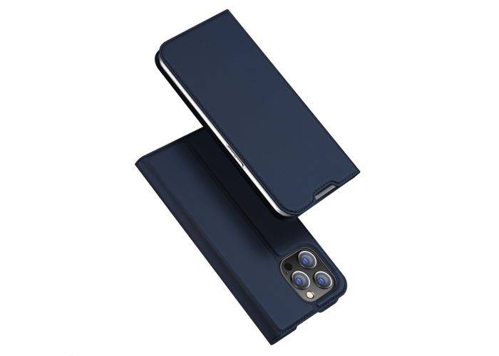 iPhone 14 Pro - DUX DUCIS skin pro læder cover - Blå