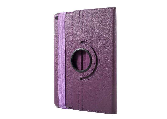 iPad 9.7 (2017 / 2018) - Pu læder cover - Litchi skind m/stand - Lilla