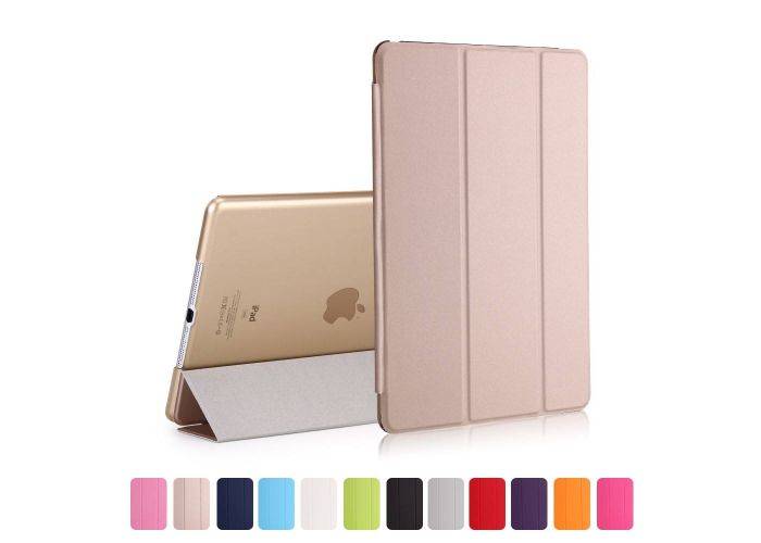 iPad 9.7 (2017 / 2018) - Pu læder cover Tri-fold stand - Guld