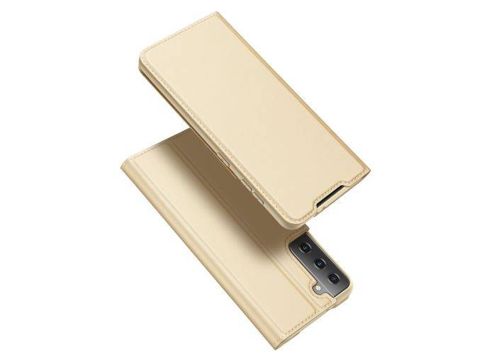 Samsung Galaxy S30 / S21 5G - DUX DUCIS Skin Pro læder cover - Guld