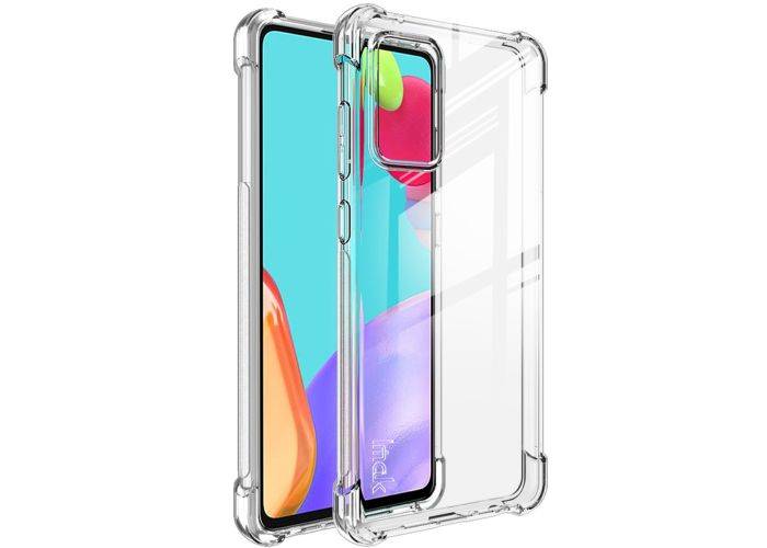 Samsung Galaxy A52s 5 G / A52 5G / A52 - IMAK Air gummi cover inkl beskyttelsefilm - Transparent