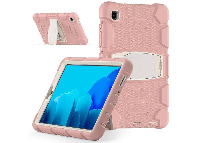 Samsung Galaxy Tab A7 Lite 8.7 - Shockproof Hybrid cover m/Kickstand - Pink