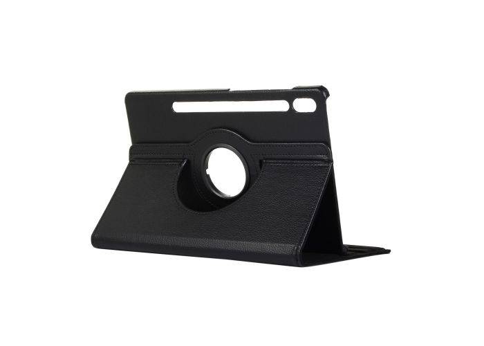 Samsung Galaxy Tab S7 FE - Læder cover 360 grader roterbar - Sort