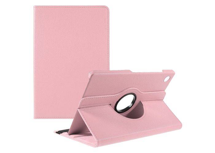 Samsung Galaxy Tab A8 (2021) - Læder cover 360 grader roterbart - Pink