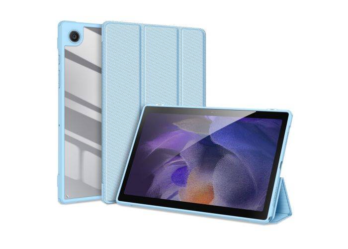Samsung Tab A8 10.5 (2021) - DUX DUCIS Toby Tri-Fold læder cover - Blå