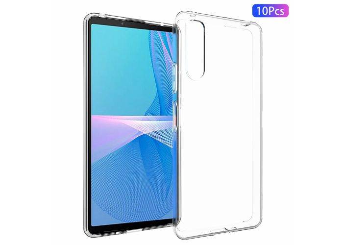 Sony Xperia 10 IV - Shockprrof gummi cover - Transparent