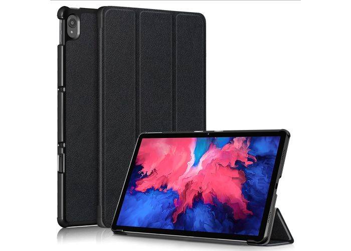 Lenovo Tab P11 / Tab P11 Plus - Tri-Fold læder cover - wake up/sleep funktion - Sort
