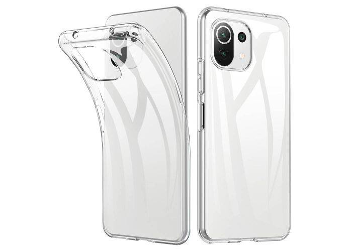 Xiaomi Mi 11 Lite 4G/5G - Shockproof gummi cover - Transparent