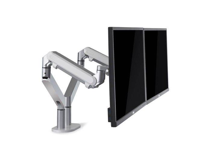 WERGON Alma dual skærmholder – ergonomisk og justerbar løsning til to skærme