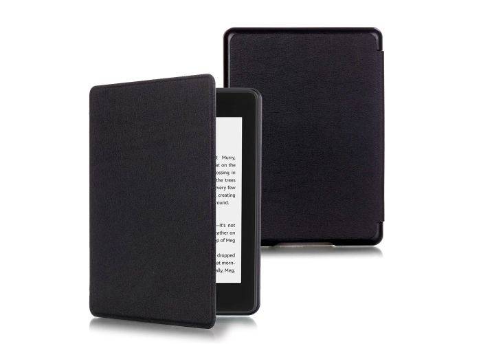Amazon Kindle Paperwhite (2018) - Læder cover / taske - Sort