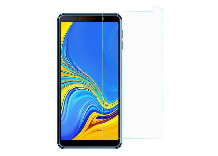 Samsung Galaxy A7 (2018) - Hærdet beskyttelsesglas 0,3 mm
