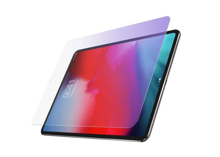 iPad Pro 12.9 (2021/2020/2018) - Hærdet beskyttelsesglas 0,30mm med Anti-Blueray med komplet dækning