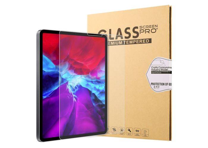 iPad Pro 12.9 (2021/2020/2018) - Hærdet beskyttelsesglas 0,30mm. m/komplet dækning