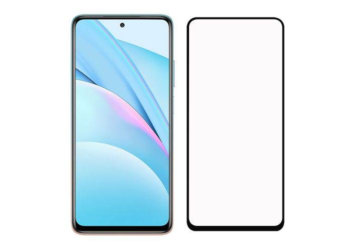 Xiaomi Mi 10T Lite 5G - Hærdet beskyttelsesglas "full glue" med komplet dækning