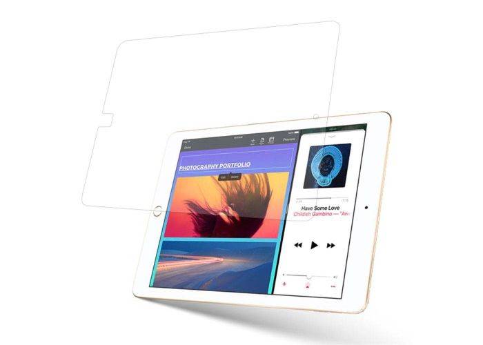 iPad 9.7 (2017 / 2018) - Hærdet beskyttelsesglas 0,3 mm (Arc Edge)