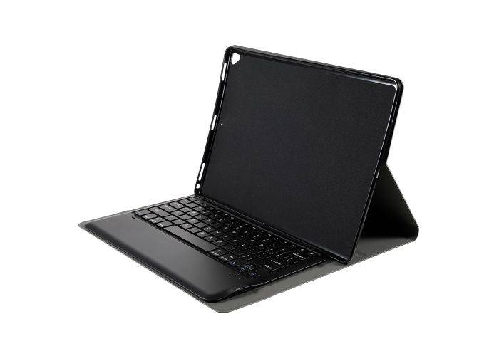 iPad Pro 12.9 (2015-2017) - Bluetooth/trådløs Tastatur - DANSK layout m/aftagelig cover - Sort