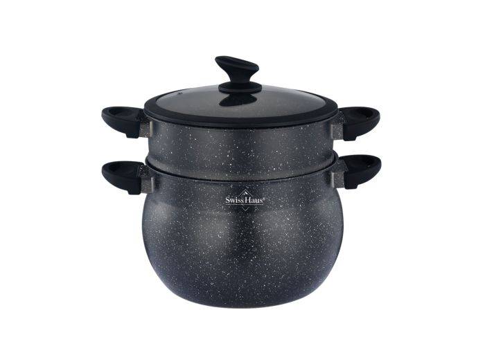 Swiss Haus - Couscous Dampgryde ø28cm / 13 L - Alle typer komfur - "Lausanne Collection"