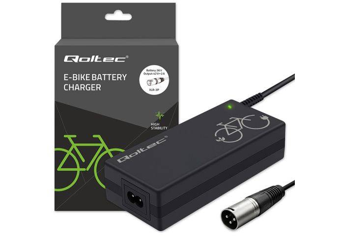 El-Cykel Oplader 42V 2A (XLR 3-Pin) til Elcykel / El-scooter 36V