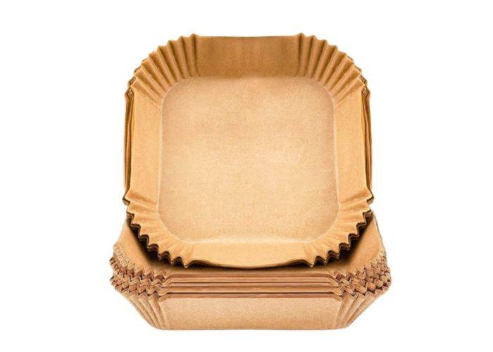 Airfryer papirforme - firkantet 23x23 cm - 100stk