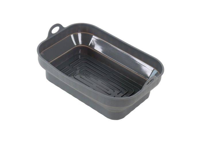 Airfryer silikoneform 22x15,5 cm - Sort