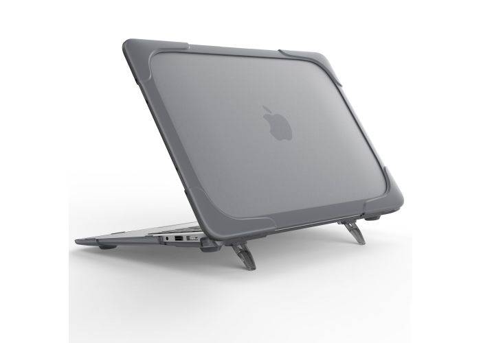 MacBook Air 13 (2020/2019/2018) - Popeye shockproof Hybrid cover - Grå