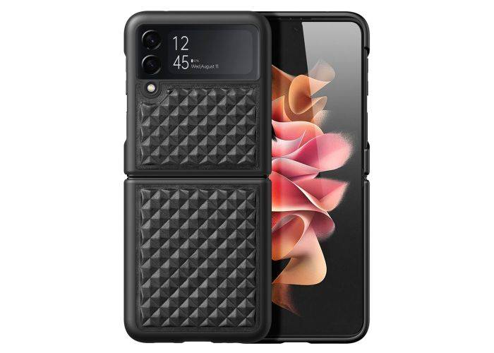 Samsung Galaxy Z Flip4 5G - DUX DUCIS Venice ægte cover - Sort