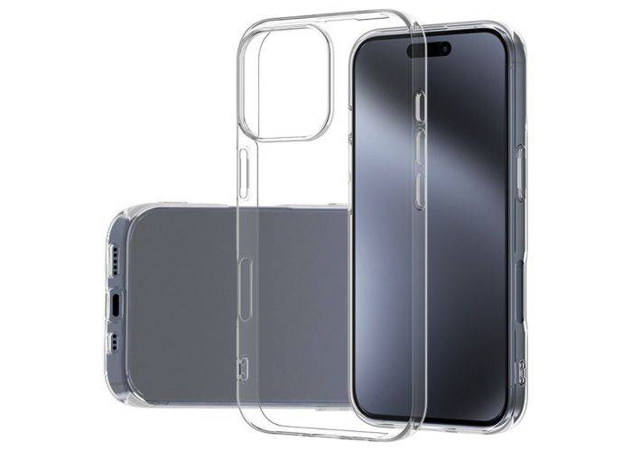 iPhone 16 Pro - Slim gummi cover - Transparent