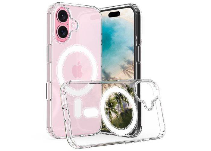 iPhone 16 - Ultra klar Magnetisk Hybrid cover - Magsafe kompatibel