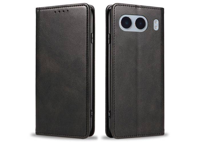 OnePlus Nord 4 - Flip læder cover - Sort