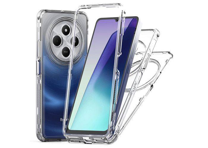 Xiaomi Redmi 14C - Shockproof Hybrid cover - Transparent