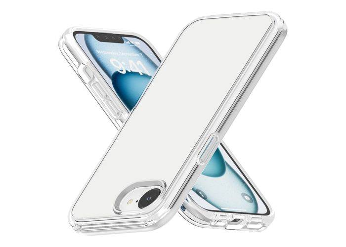 iPhone 17e / 16e - Slim shockproof hybrid cover - Transparent