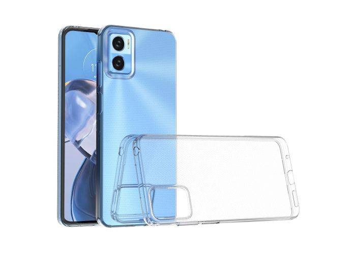Motorola Moto E22 4G - Ultratyndt gummi cover - Transparent
