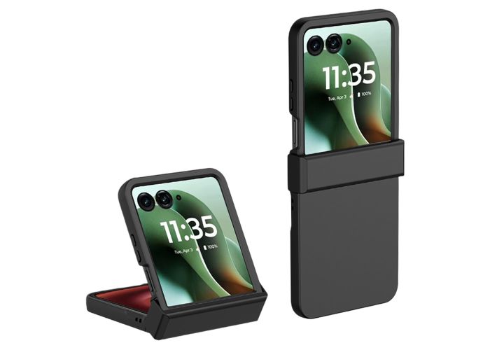 Motorola Razr 70 Ultra / 60 Ultra - Slim shockproof cover - Sort