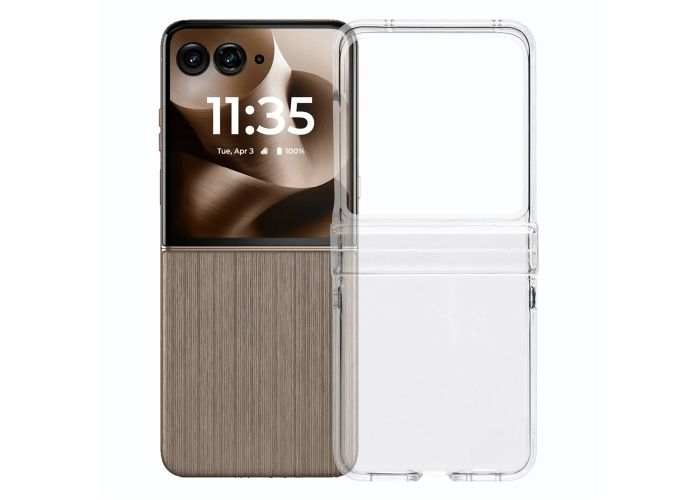 Motorola Razr 70 Ultra / 60 Ultra - Shockproof crystal clear hard cover