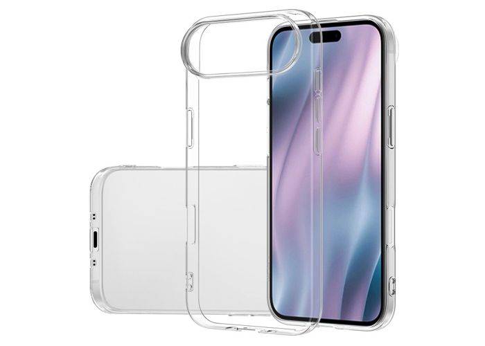 iPhone 17 Air - Shockproof gummi cover - Transparent