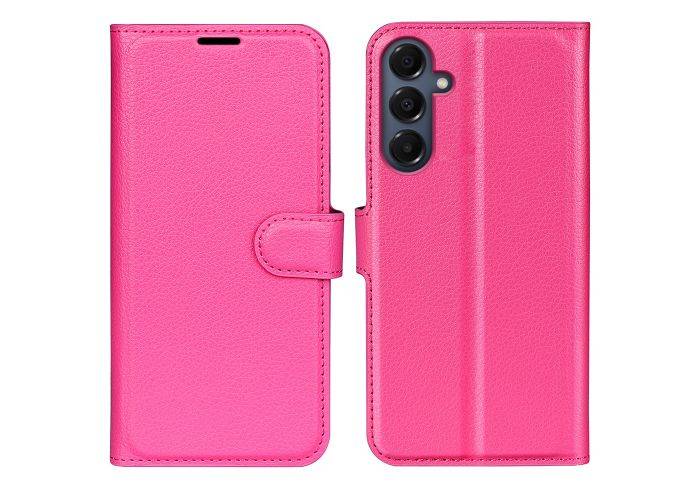 Samsung Galaxy A17 5G - Læder cover / pung - Rosa