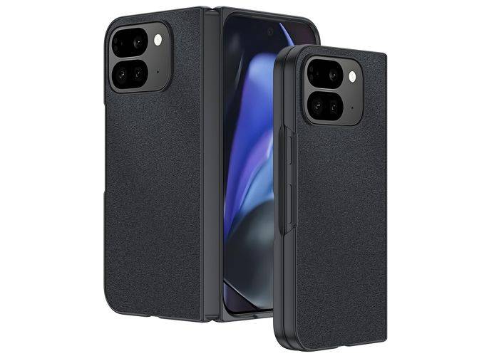 Google Pixel 10 Pro Fold - Slim shockproof hardcover - Sort