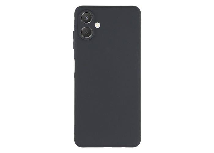 Samsung Galaxy A07 4G - Fleksibel gummer cover - Sort
