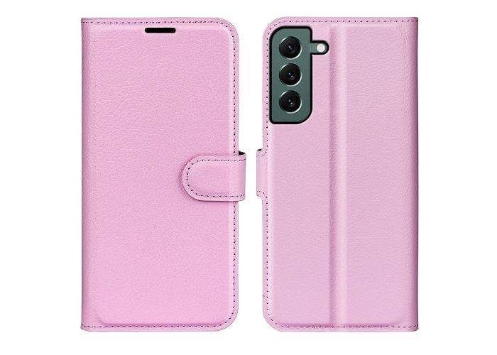 Samsung Galaxy S23 Plus 5G - Læder cover / pung - Pink