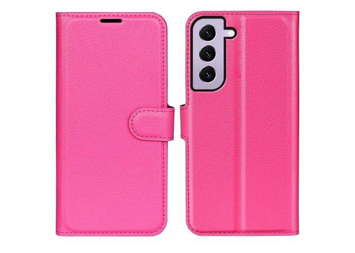 Samsung Galaxy S23 5G - Læder cover / pung - Rosa