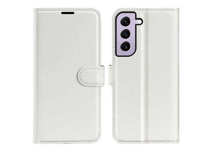 Samsung Galaxy S23 5G - Læder cover / pung - Hvid