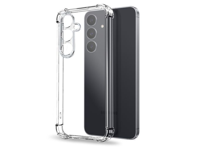 Samsung Galaxy S25 FE / S26 FE - Shockproof gummi cover 1.5mm - Transparent