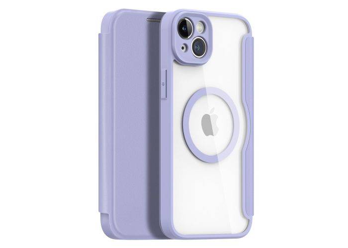 iPhone 14 Plus - Dux Ducis Skin X Pro Flip Magsafe cover - Lilla