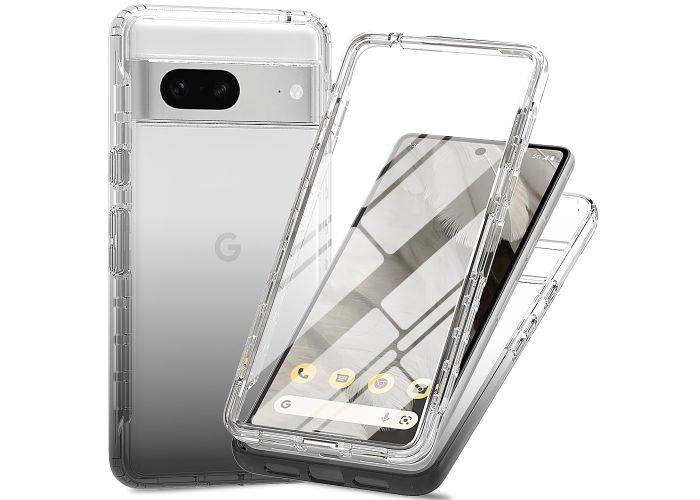 Google Pixel 7 5G - GRADIENT Hybrid cover - Sort