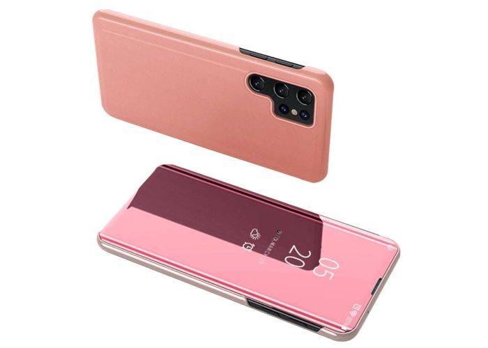 Samsung Galaxy S23 Ultra 5G - View Window mirror cover - Rosa guld