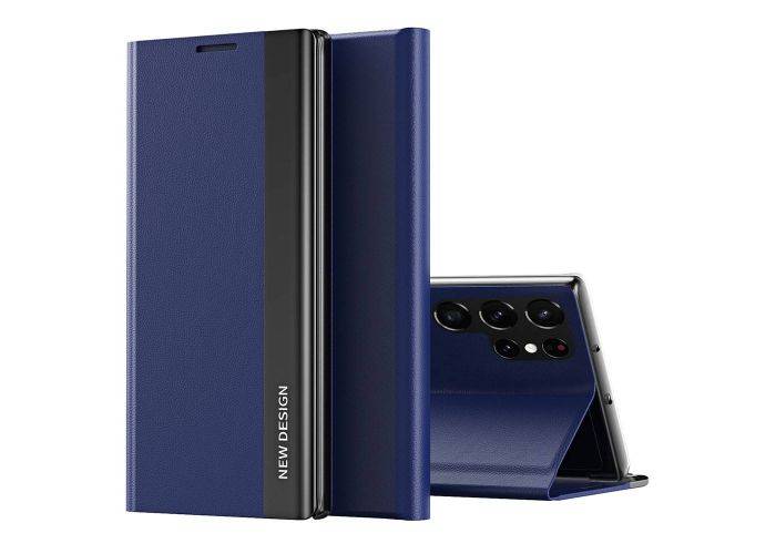 Samsung Galaxy S23 Ultra 5G - Flip Læder cover - Safir