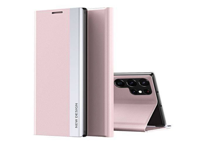 Samsung Galaxy S23 Ultra 5G - Flip Læder cover - Pink