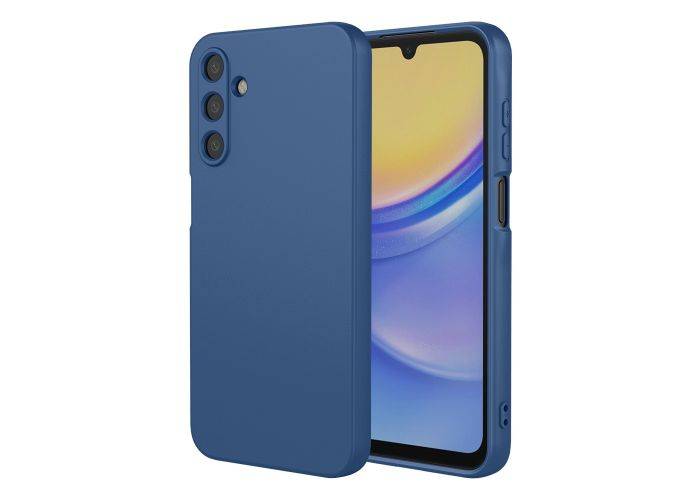 Samsung Galaxy A37 5G - Fleksibel gummer cover - Mørkeblå